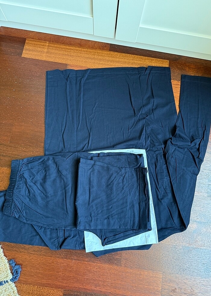 Uzun kollu uzun pantolonlu erkek pijama takımı - Görsel 3