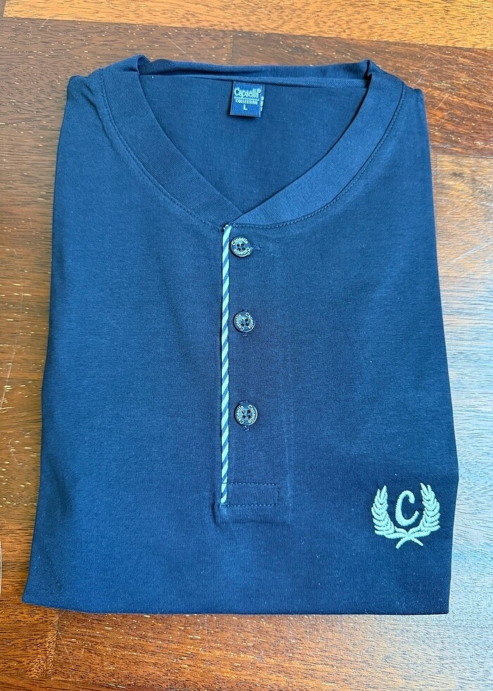 Kısa kollu şortlu erkek pijama takımı - Görsel 2