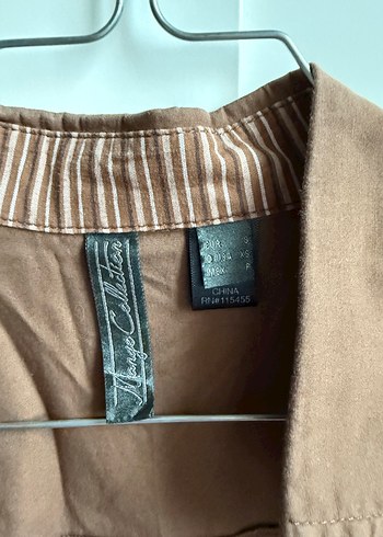 Düğmeli Kahverengi Midi Gömlek Elbise - Görsel 6