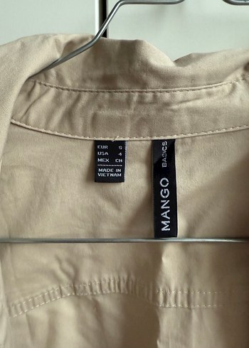 Bej Uzun Kadın Gömlek Elbise - Görsel 6