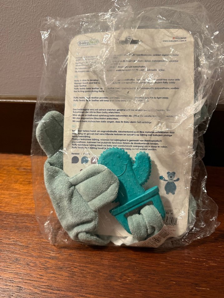 Babyjem Turkuaz Uyku Ayıcığı Diş Kaşıyıcı - Görsel 2