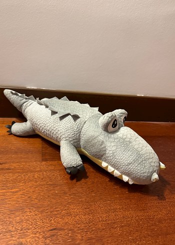 Gri Renkli Timsah Peluş Oyuncak - Görsel 4