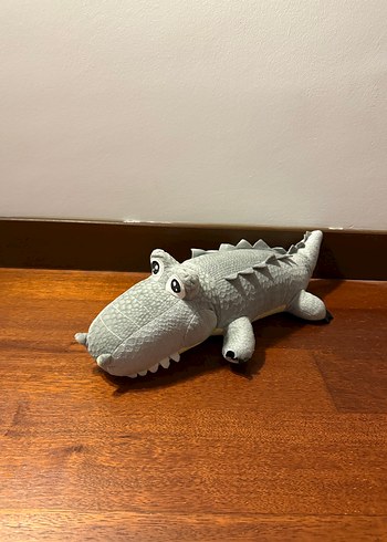 Gri Renkli Timsah Peluş Oyuncak - Görsel 3