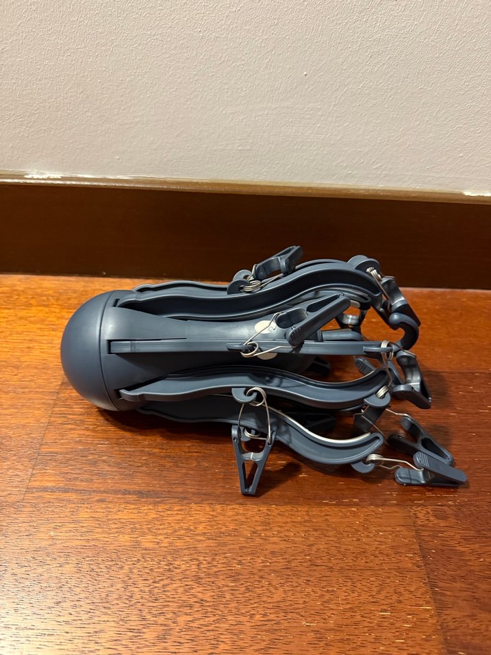 Ahtapot Tasarımlı Lacivert Mandallı Askı - Görsel 3