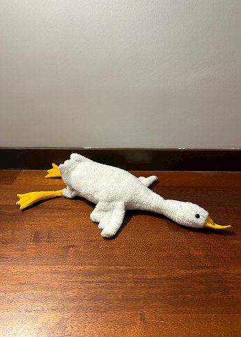 Beyaz Peluş Ördek Oyuncak - Görsel 2