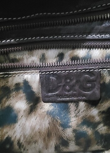 Dolce & Gabbana vintage leopar desenli dolce gabbana çanta 