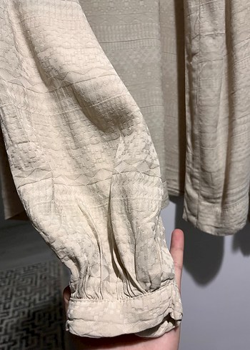 diğer Beden camel Renk Şeffaf Krem kimono
