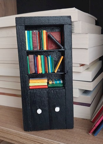 Çok Renkli Mini Kitaplık Rafı