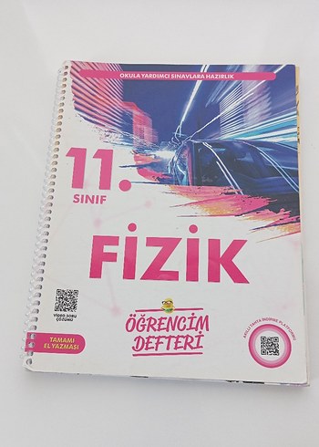 11. Sınıf Fizik Öğrencim Defteri
