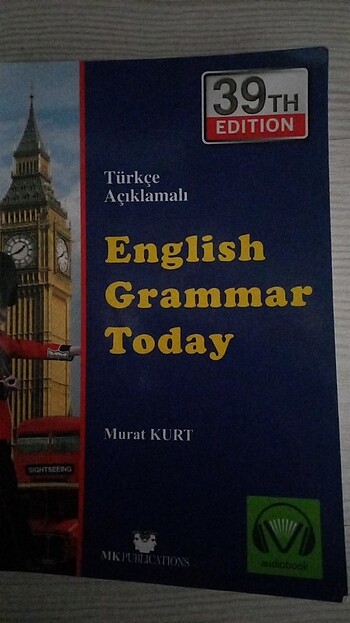 İngilizce öğrenme kitabı Türkçe anlamlı