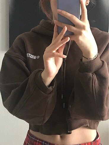 Kısa sweatshirt