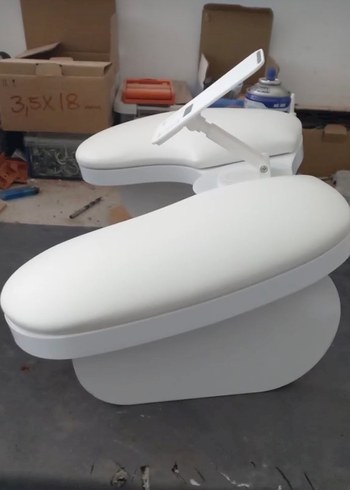 Beyaz Telefon Tutuculu Manikür sehpası - Görsel 4