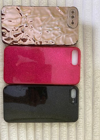 İPhone 7 Plus Telefon Kılıfları 3 adet - Görsel 2