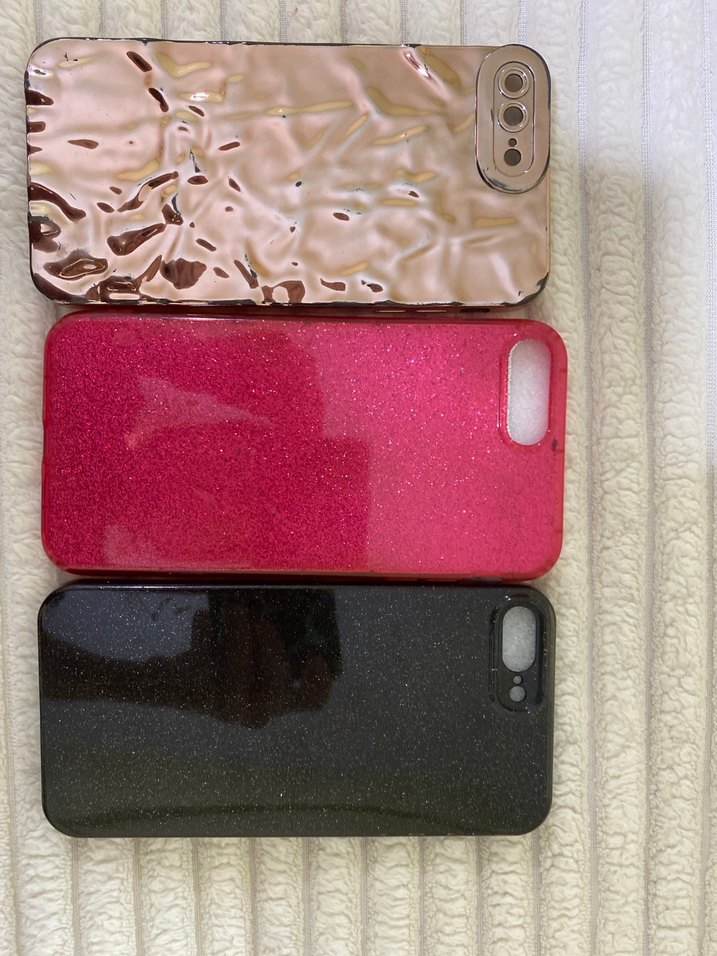 İPhone 7 Plus Telefon Kılıfları 3 adet - Görsel 2