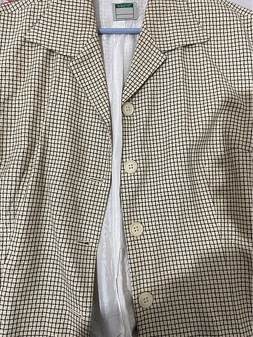 m Beden Benetton vintage kısakollu blazer ceket