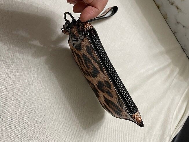  Beden Mini leopar cüzdan
