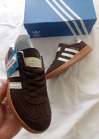 Adidas Kahverengi Süet Adidas Wedge Topuklu Spor Ayakkabı