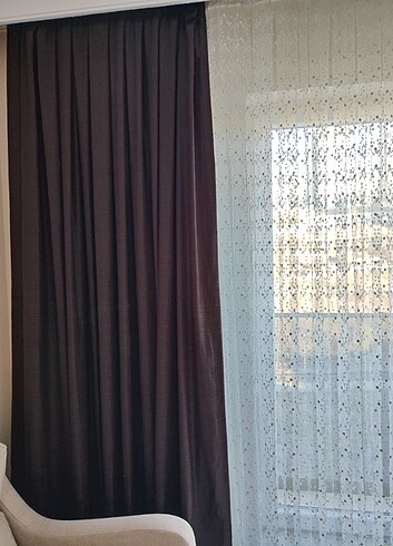 İki adet fon perde  - Görsel 5