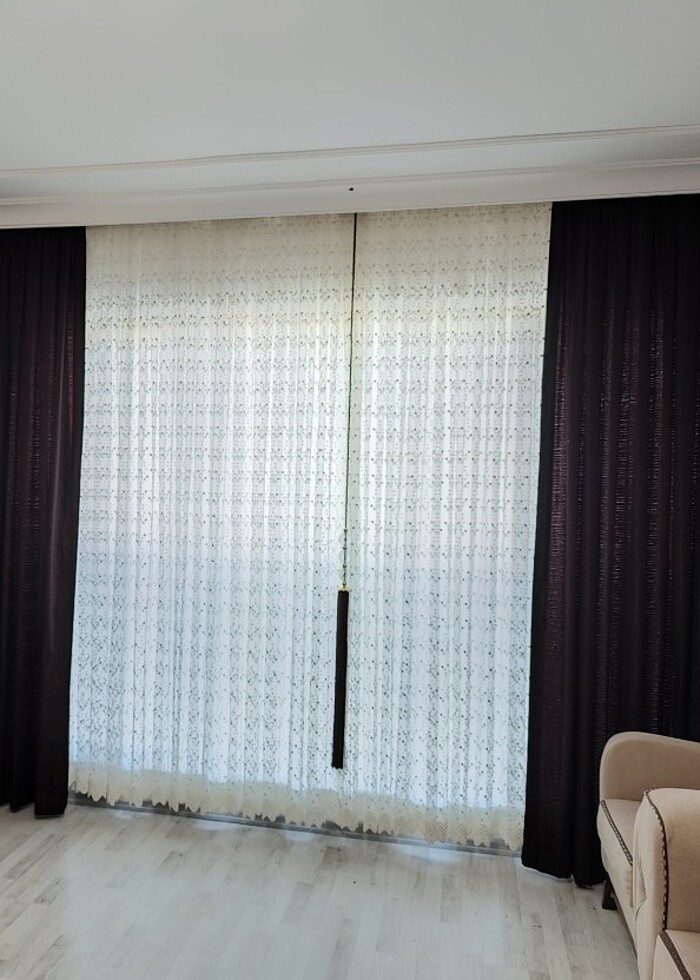 İki adet fon perde  - Görsel 2