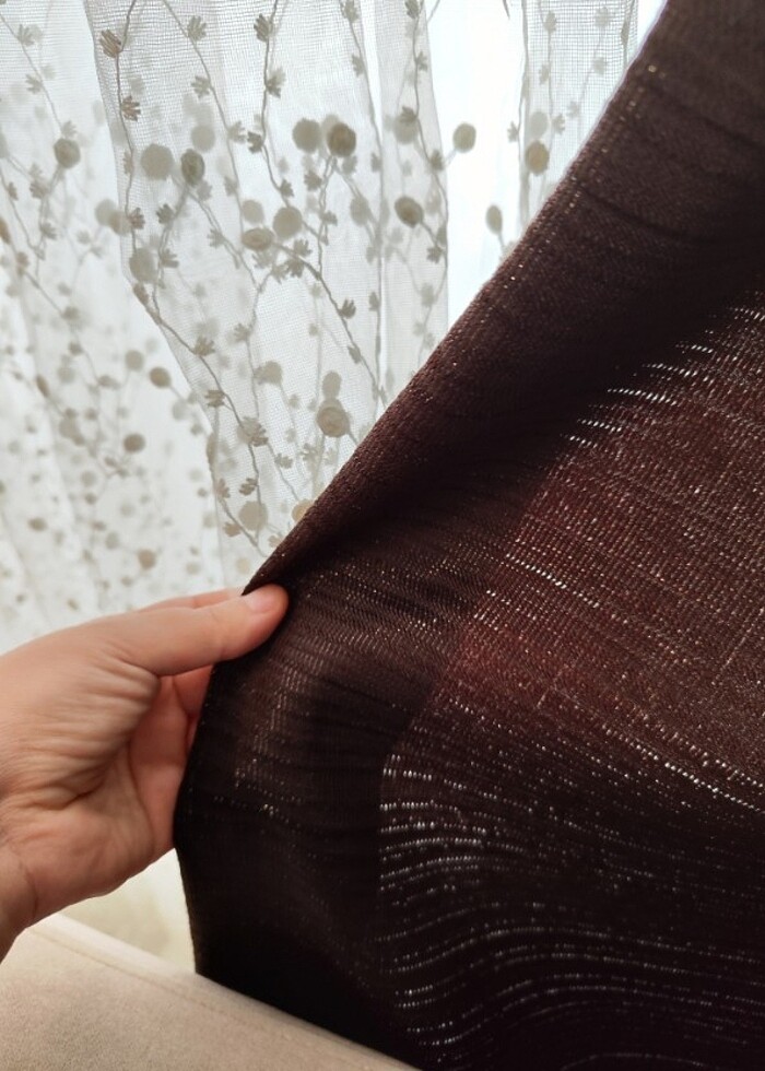 İki adet fon perde  - Görsel 3