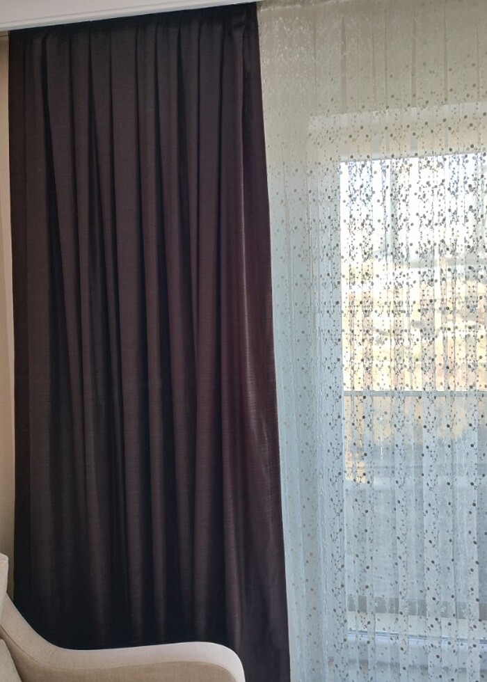 İki adet fon perde  - Görsel 5