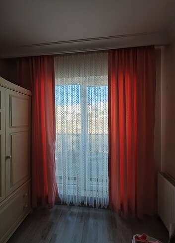 İki adet karartma fon perdesi  - Görsel 2