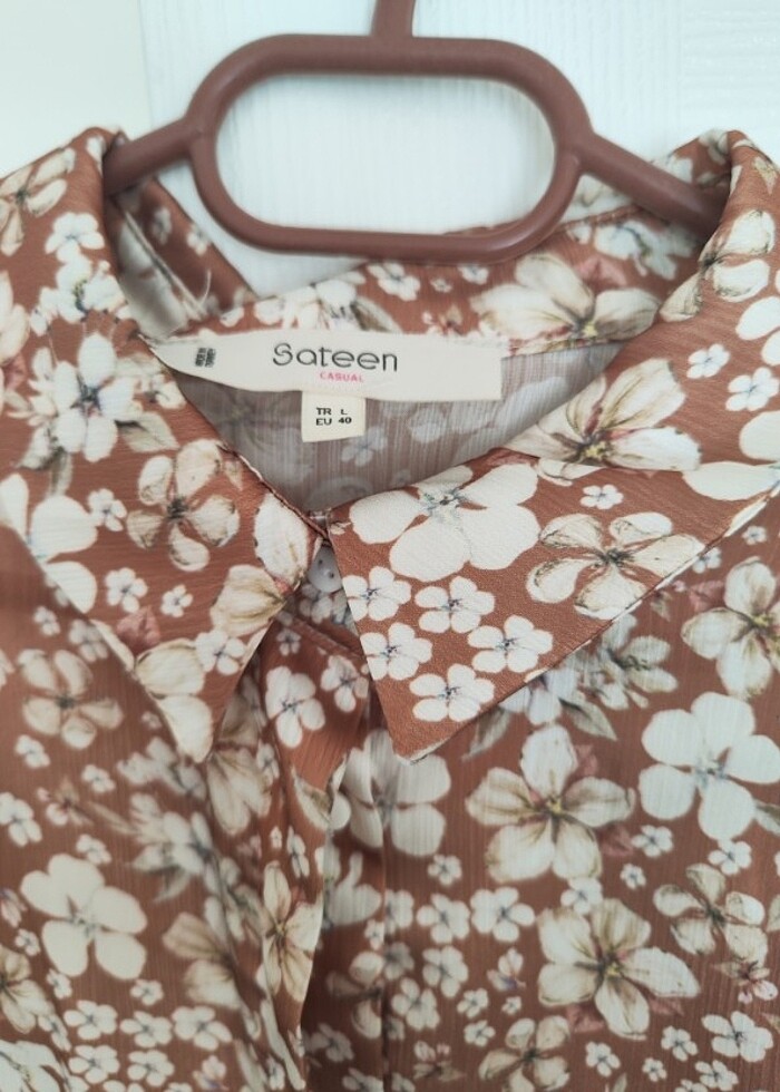 Sateen marka gömlek  - Görsel 3