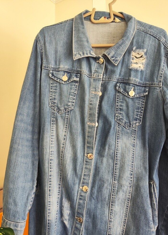 Kot ceket tesettür  - Görsel 4