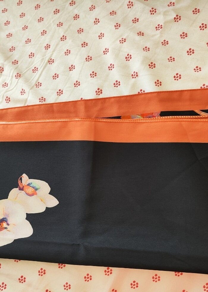 Şal siyah desenli - Görsel 3