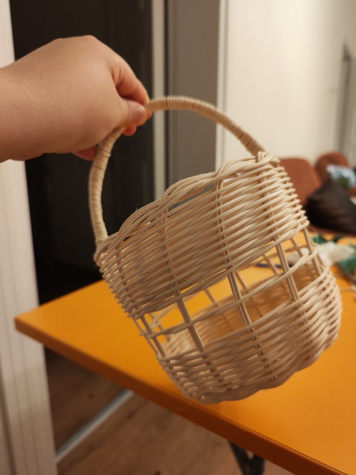 el örgüsü bambu sepet - Görsel 5