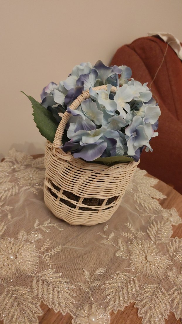 el örgüsü bambu sepet - Görsel 3