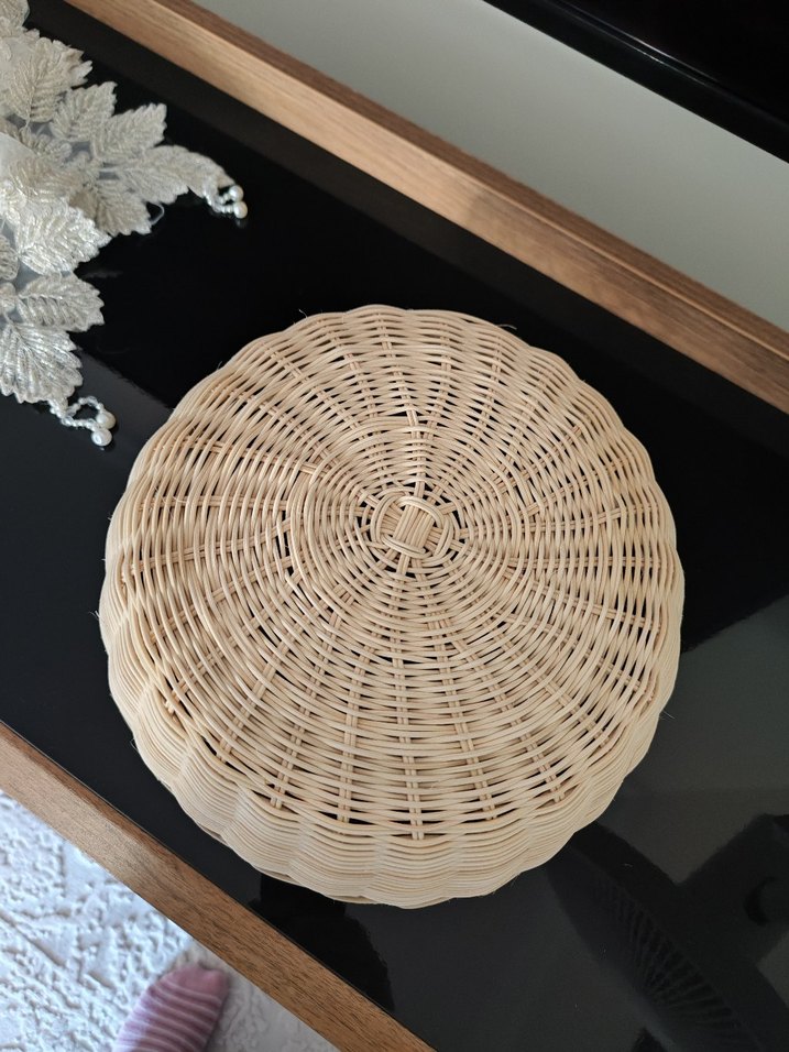 bambu rattan sepet - Görsel 3