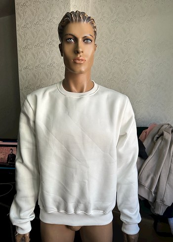 Basic Bisiklet Yaka Sweatshirt - Görsel 2