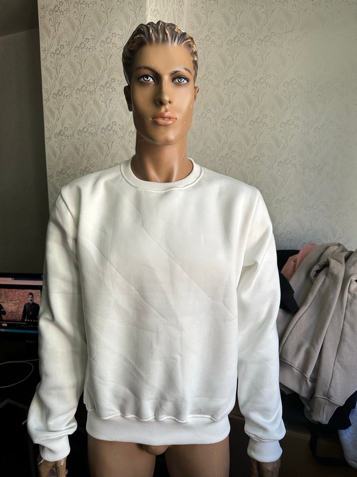 Basic Bisiklet Yaka Sweatshirt - Görsel 2