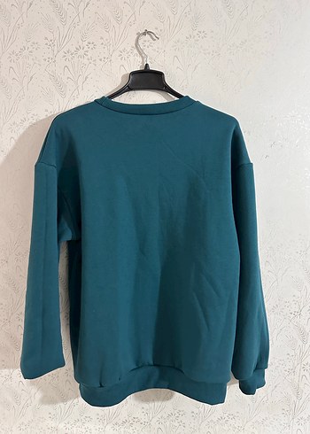 Turkuaz Renkli Sweatshirt - Görsel 2