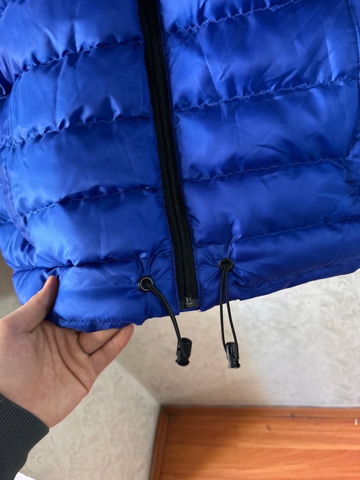 Erkek Mavi Fermuarlı Mont - Görsel 3