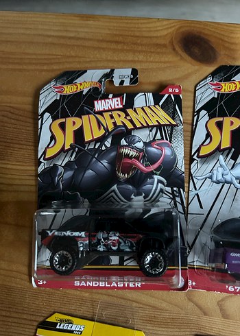 Hotwheels SpiderMan Serisi