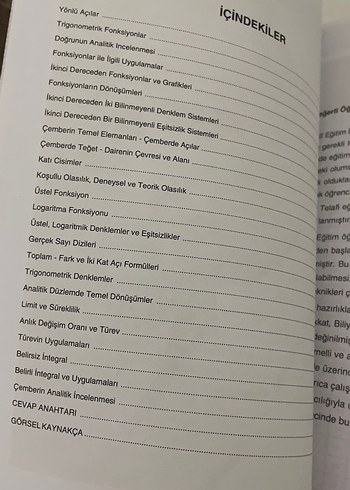  AYT Matematik Dört Dörtlük Konu Pekiştirme Testleri