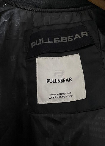 xs Beden pull bear mevsimlik ceket