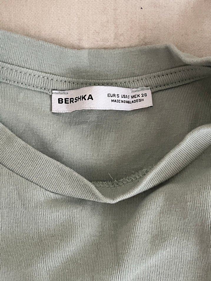 Kadın Kısa Kollu su yeşili bady - Görsel 2