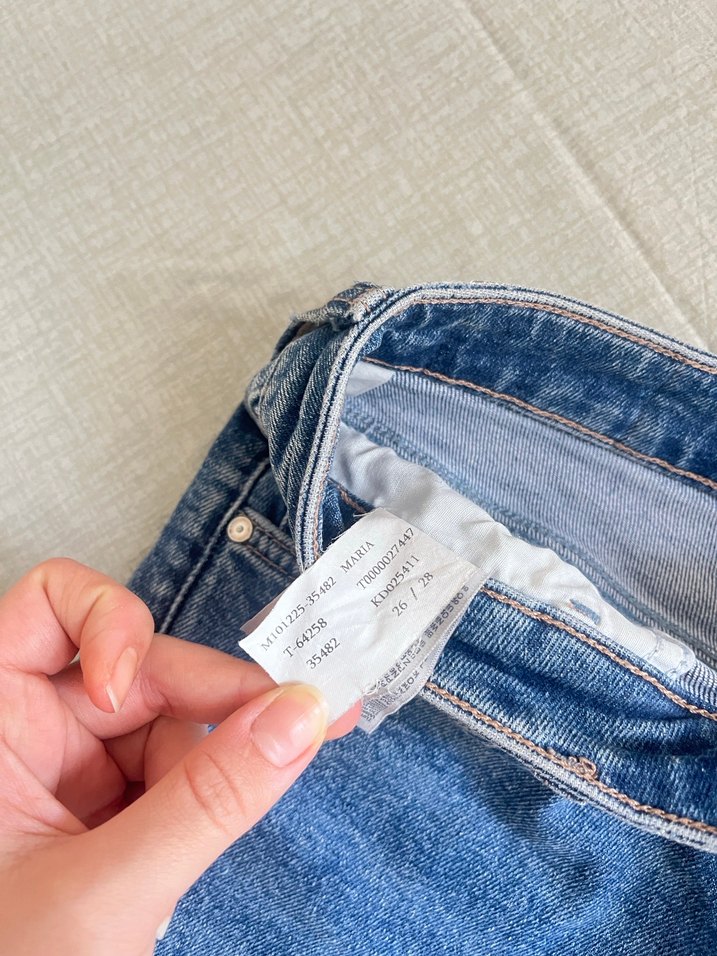 Mavi kadın jean - Görsel 4