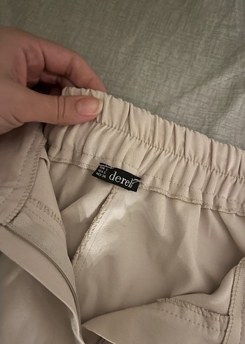 Bej Kadın kumaş Pantolon - Görsel 2