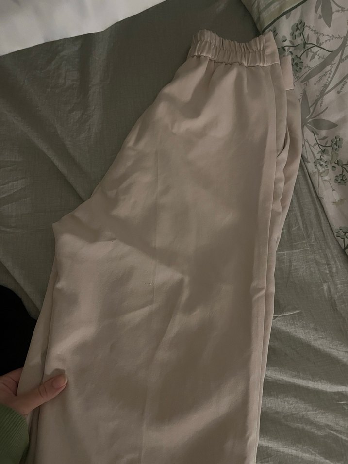 Bej Kadın kumaş Pantolon - Görsel 3