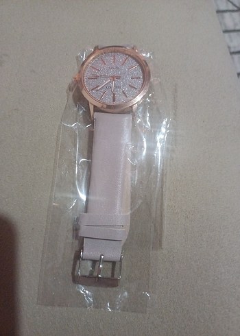 Bej Minimalist Kadın Kol Saati