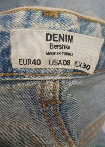 Gri Loose Fit Midi Kadın Kot Pantolon - Görsel 3