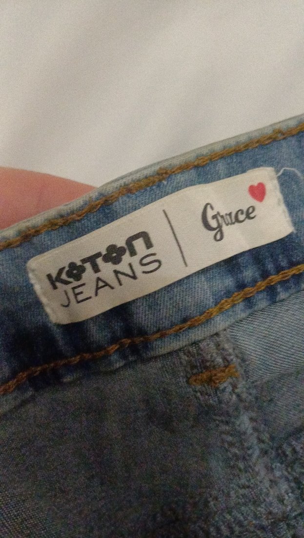 Gri Tonlu Mavi Kadın Denim Pantolon - Görsel 3
