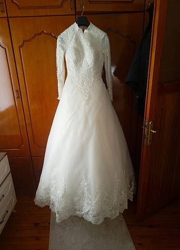 Tesettür gelinlik çok uyguna - Görsel 3