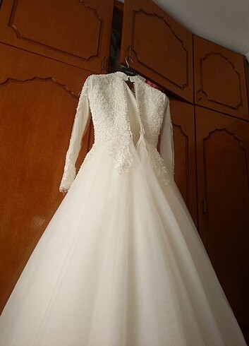 Tesettür gelinlik çok uyguna - Görsel 4