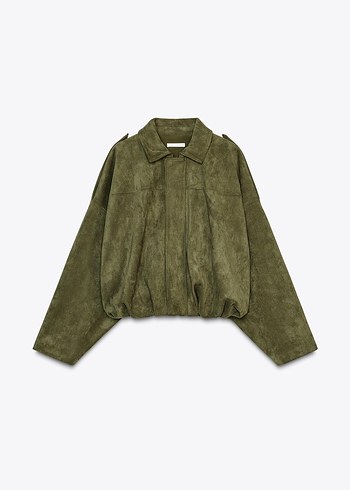 Süet Bomber Ceket