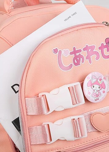  Beden Renk My Melody Aksesuarlı Cüzdanlı Çanta